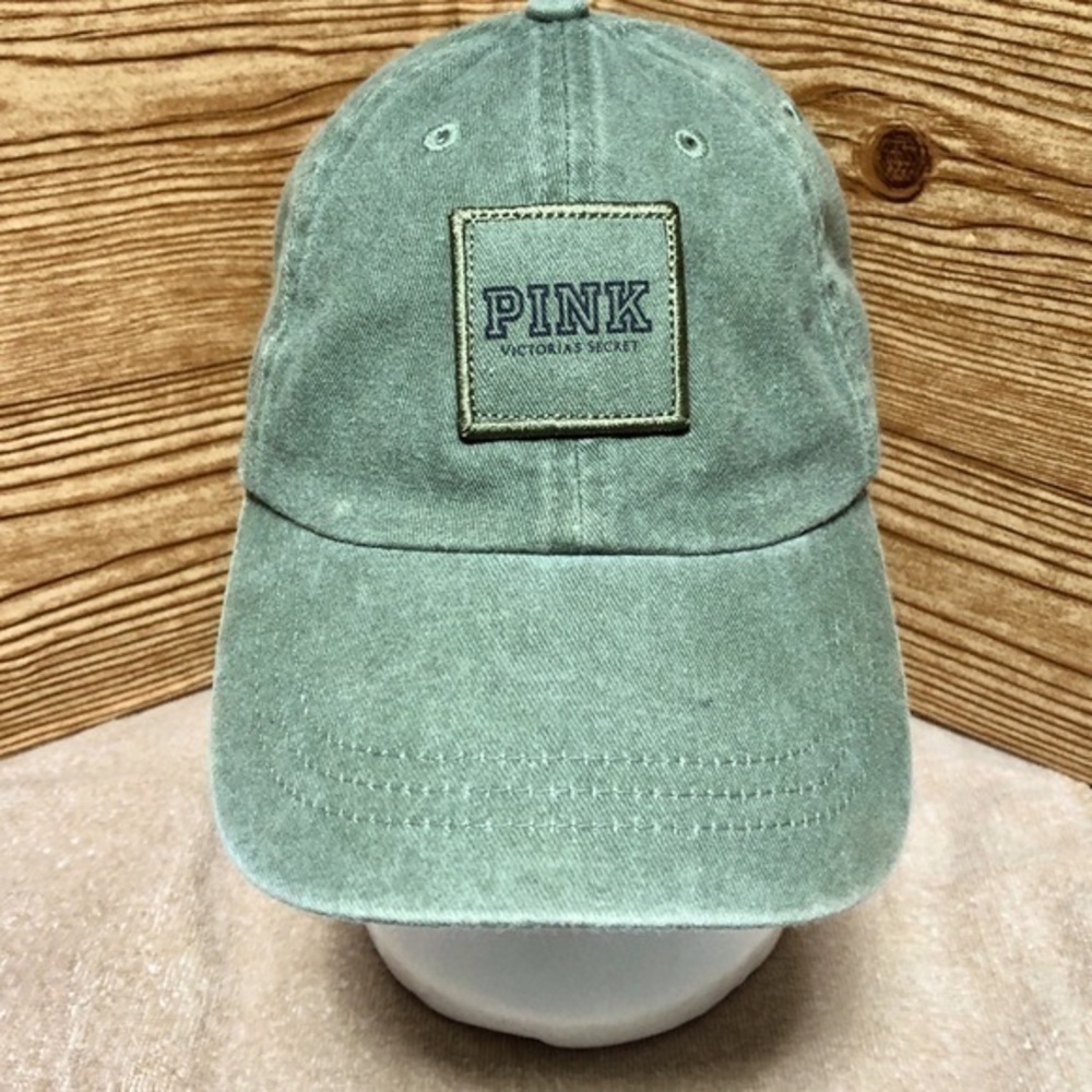 ⛄️PINK Distressed army green adjustable cotton cap